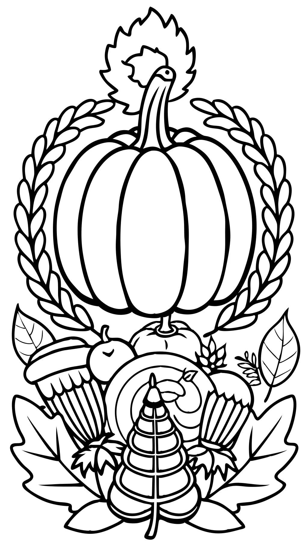 free coloring pages for adults thanksgiving